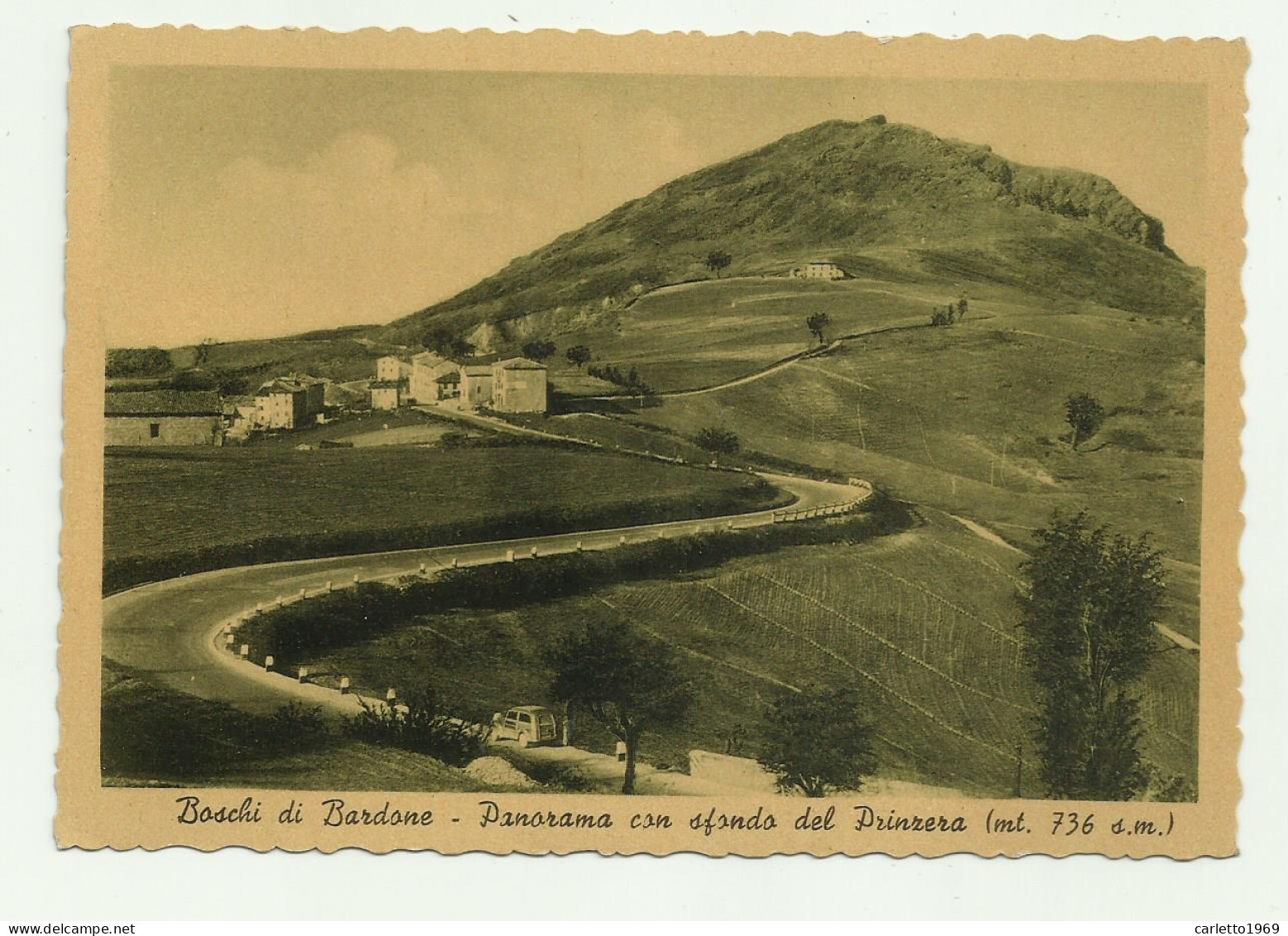 BOSCHI DI BARDONE - PANORAMA CON SFONDO DEL PINZERA - NV FG - Parma