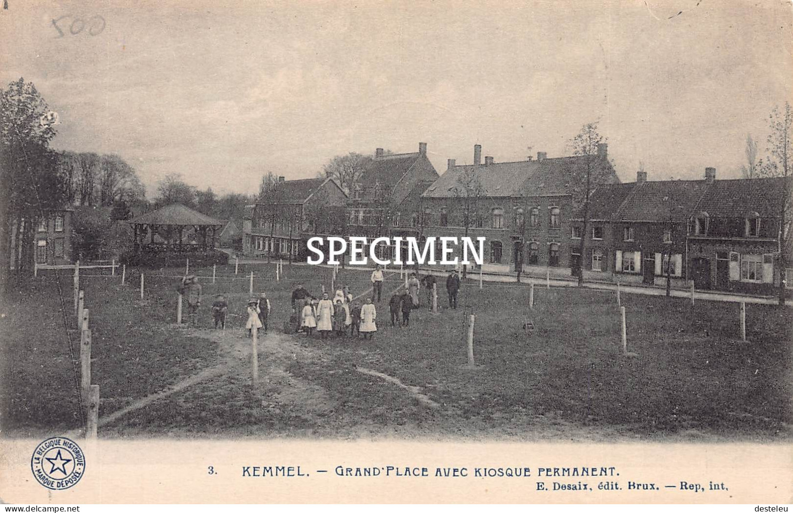 Grand'Place Avec Kiosque Permanent -  Kemmel - Heuvelland