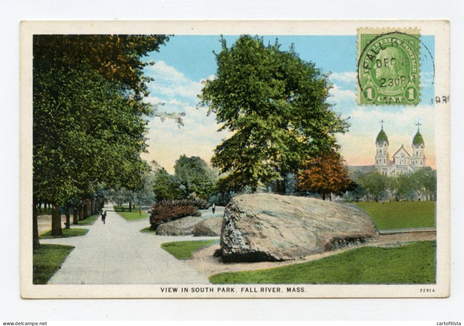 FALL RIVER, Massachusetts - View In South Park  ( 2 Scans ) - Fall River