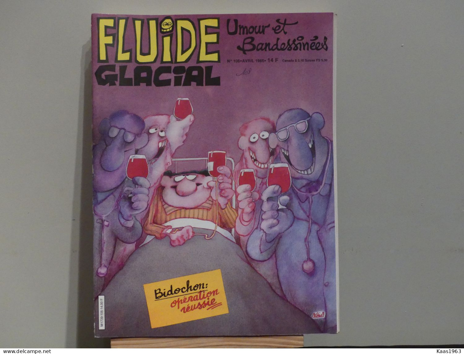 REVUE FUIDE GLACIAL N° 106 AVRIL1985. - Fluide Glacial