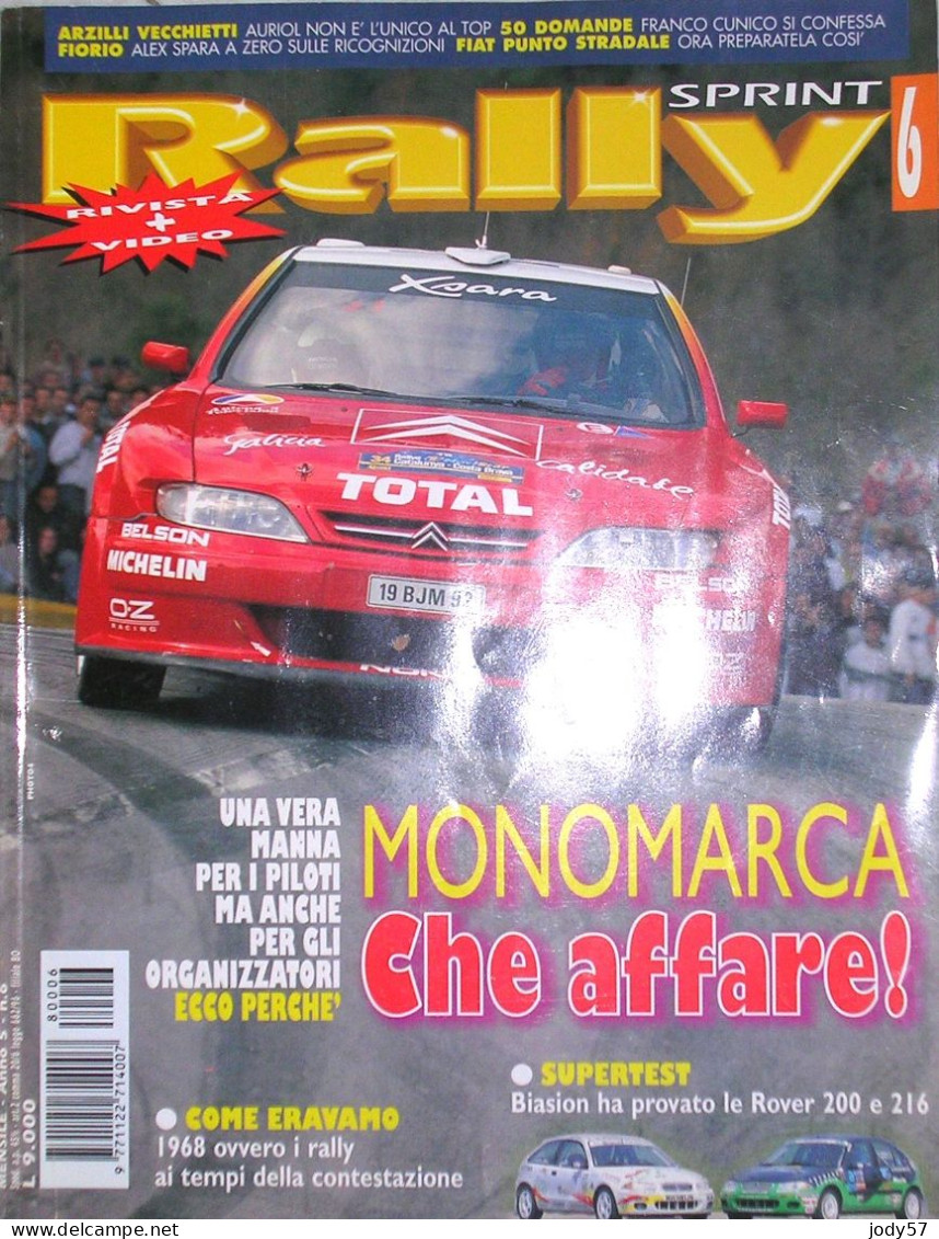 RALLY SPRINT - N.6 - GIUGNO - 1998 - ROVER 200/216 - FRANCO CUNICO - MONDIALE CATALUNYA - Engines