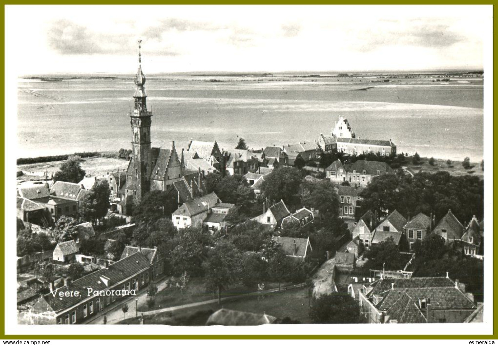 (MID)  CP Echte FOTO Uitgave RUBENS- Middelburg.- VEERE-Panorama - Veere