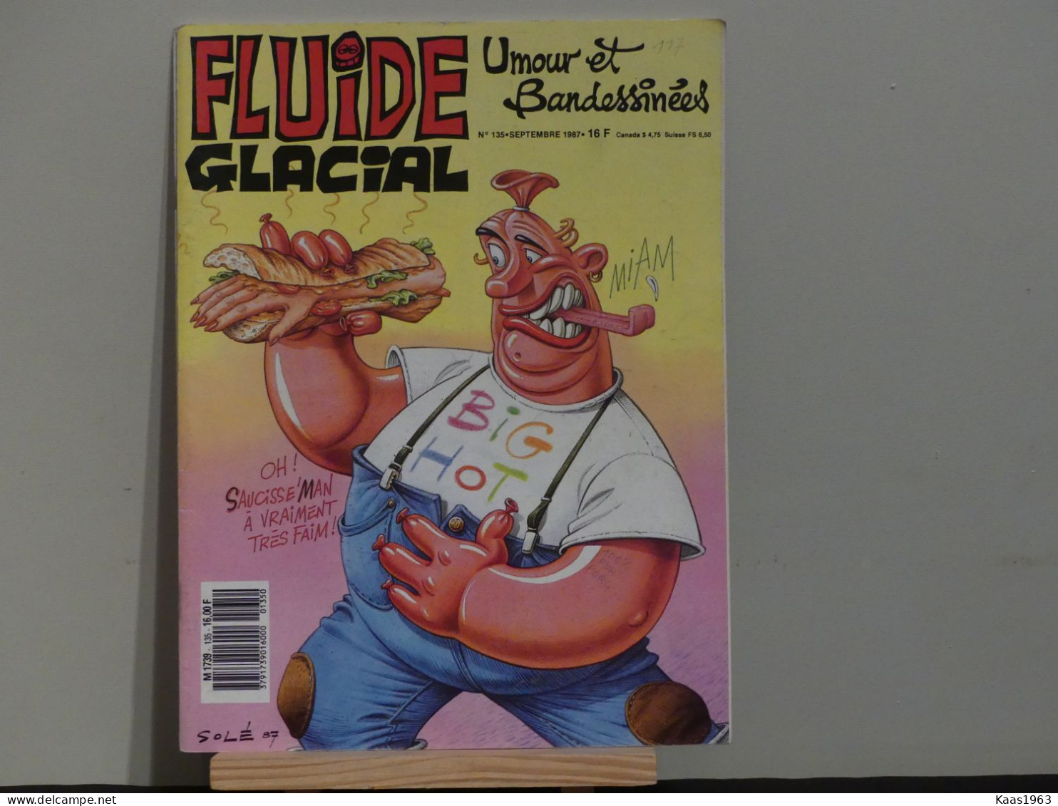 REVUE FUIDE GLACIAL N° 135 SEPTEMBRE 1987. - Fluide Glacial