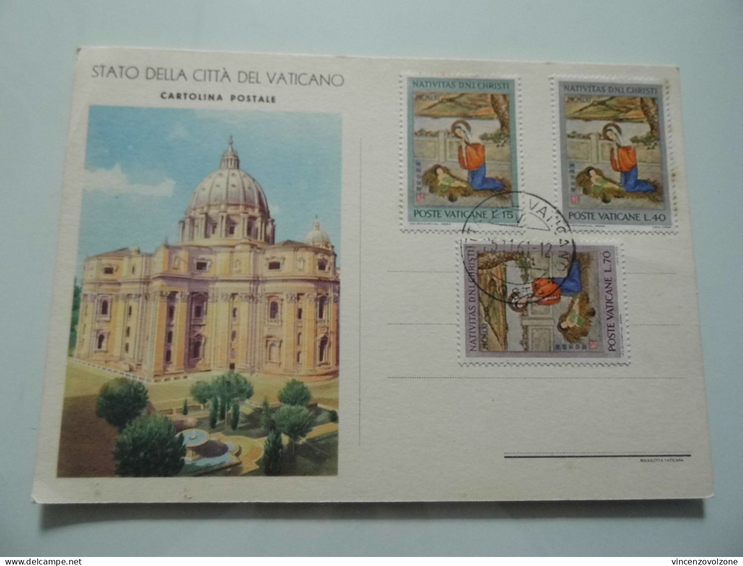 Cartolina Postale "NATIVITA" - Lettres & Documents