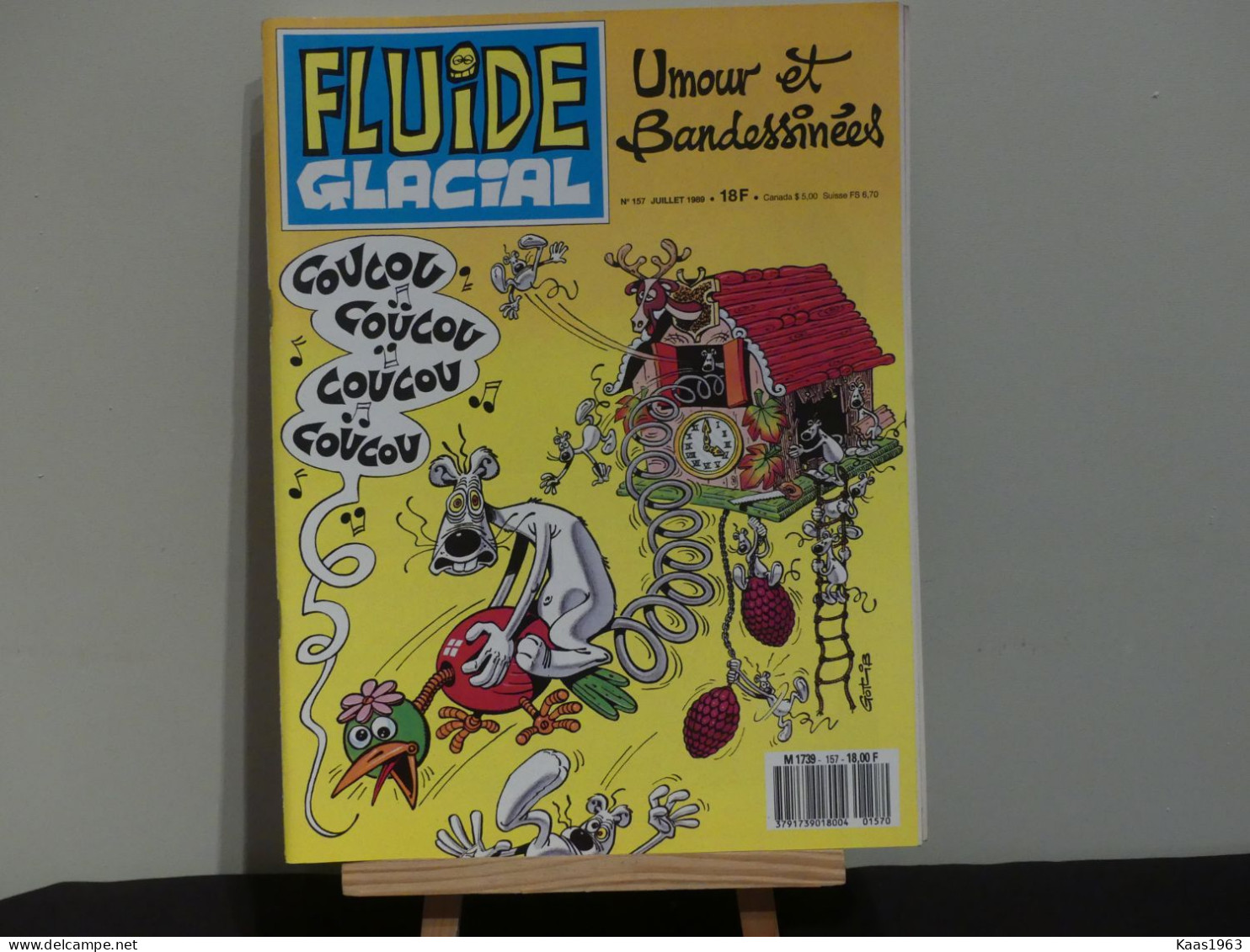 REVUE FUIDE GLACIAL N° 157 JUILLET1989. - Fluide Glacial