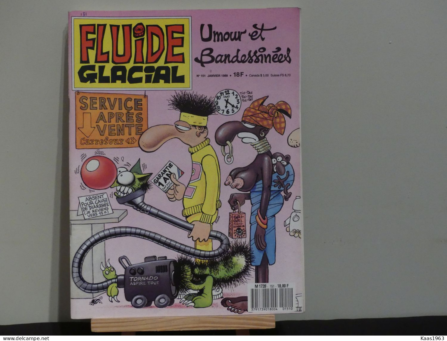 REVUE FUIDE GLACIAL N° 151 JANVIER 1989. - Fluide Glacial