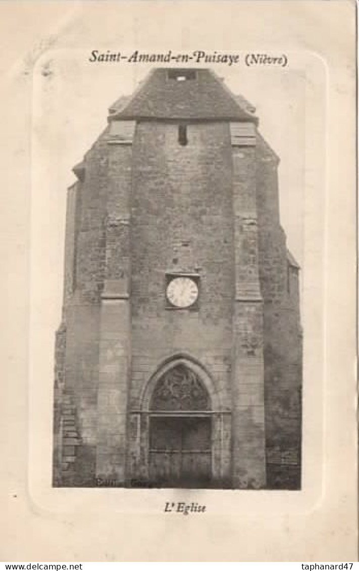 . 58 . SAINT-AMAND-en PUISAYE . L'Église . - Saint-Amand-en-Puisaye