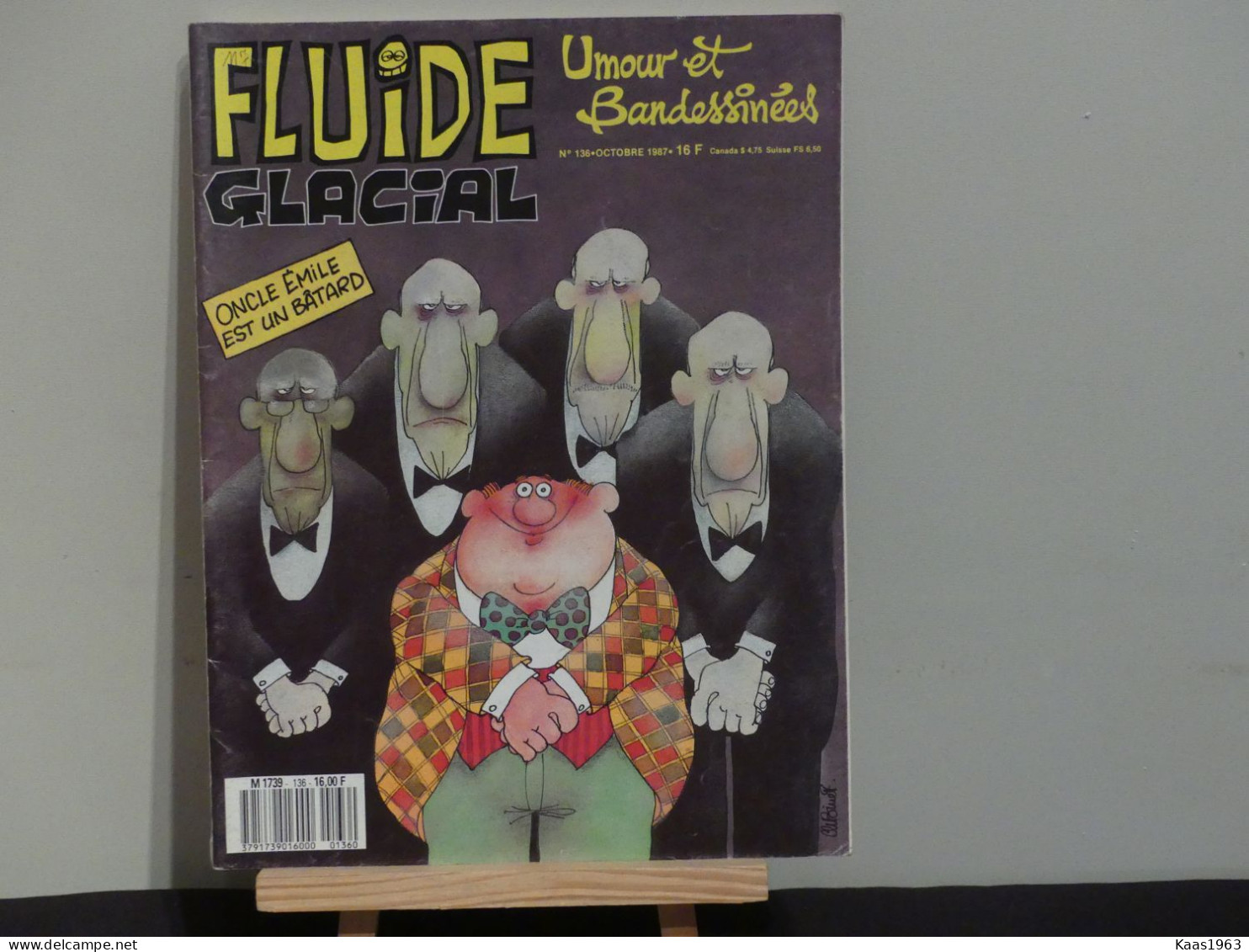 REVUE FUIDE GLACIAL N° 136  OCTOBRE 1987. - Fluide Glacial