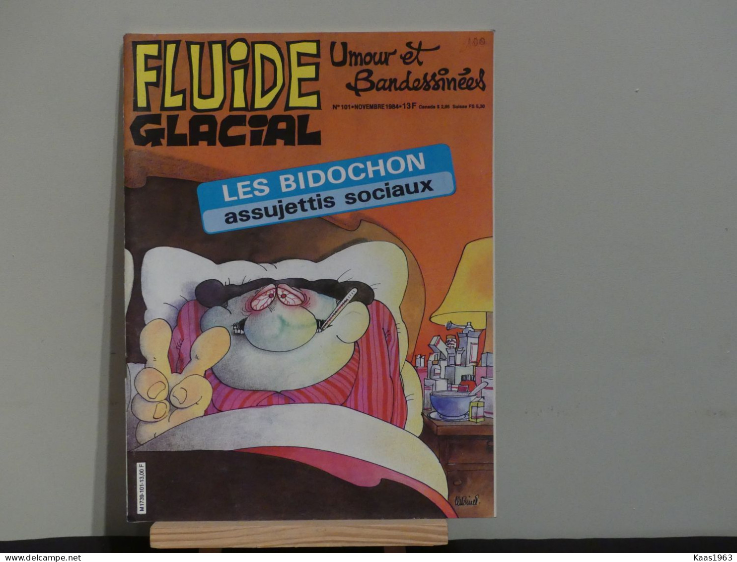 REVUE FUIDE GLACIAL N° 101  NOVEMBRE 1984. - Fluide Glacial