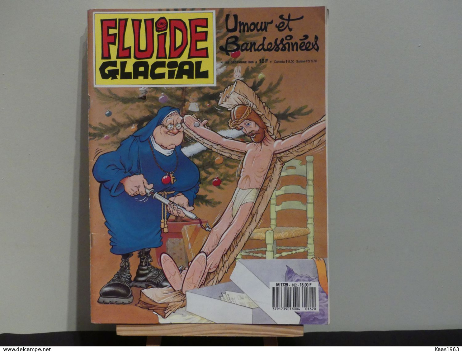 REVUE FUIDE GLACIAL N° 162  DÉCEMBRE 1989. - Fluide Glacial