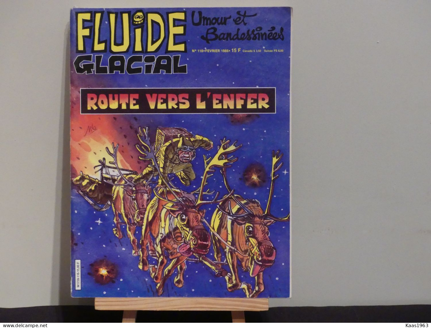 REVUE FUIDE GLACIAL N° 116  FÉVRIER 1986. - Fluide Glacial