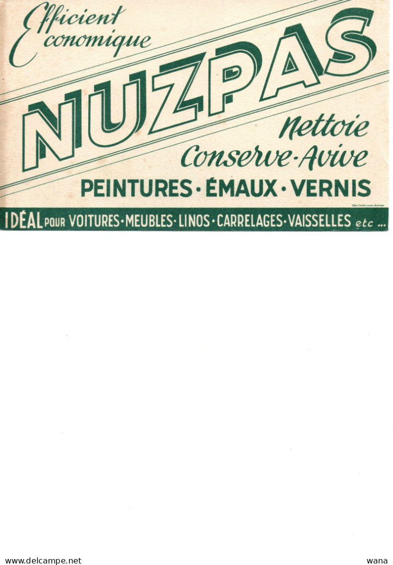 Buvard Nuzpas Peintures - Paints