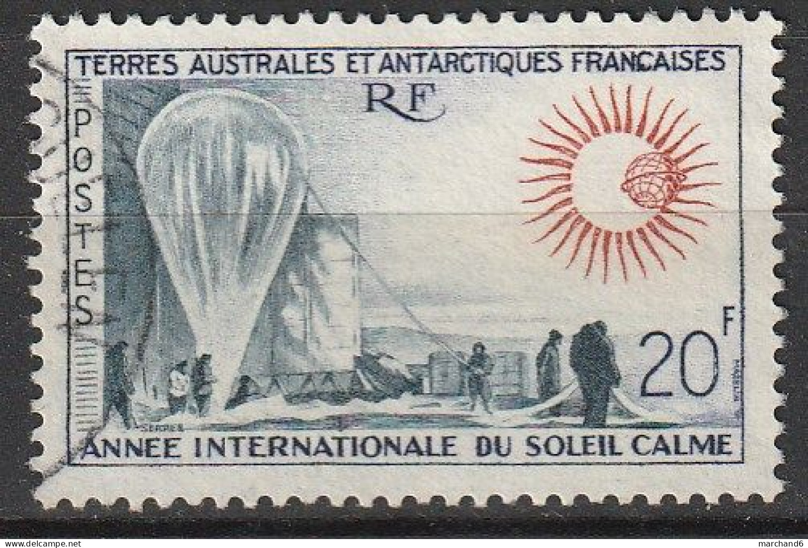 Terres Australes Et Antartiques Françaises Année Internationale Du Soleil  N°21 Oblitéré - Gebraucht