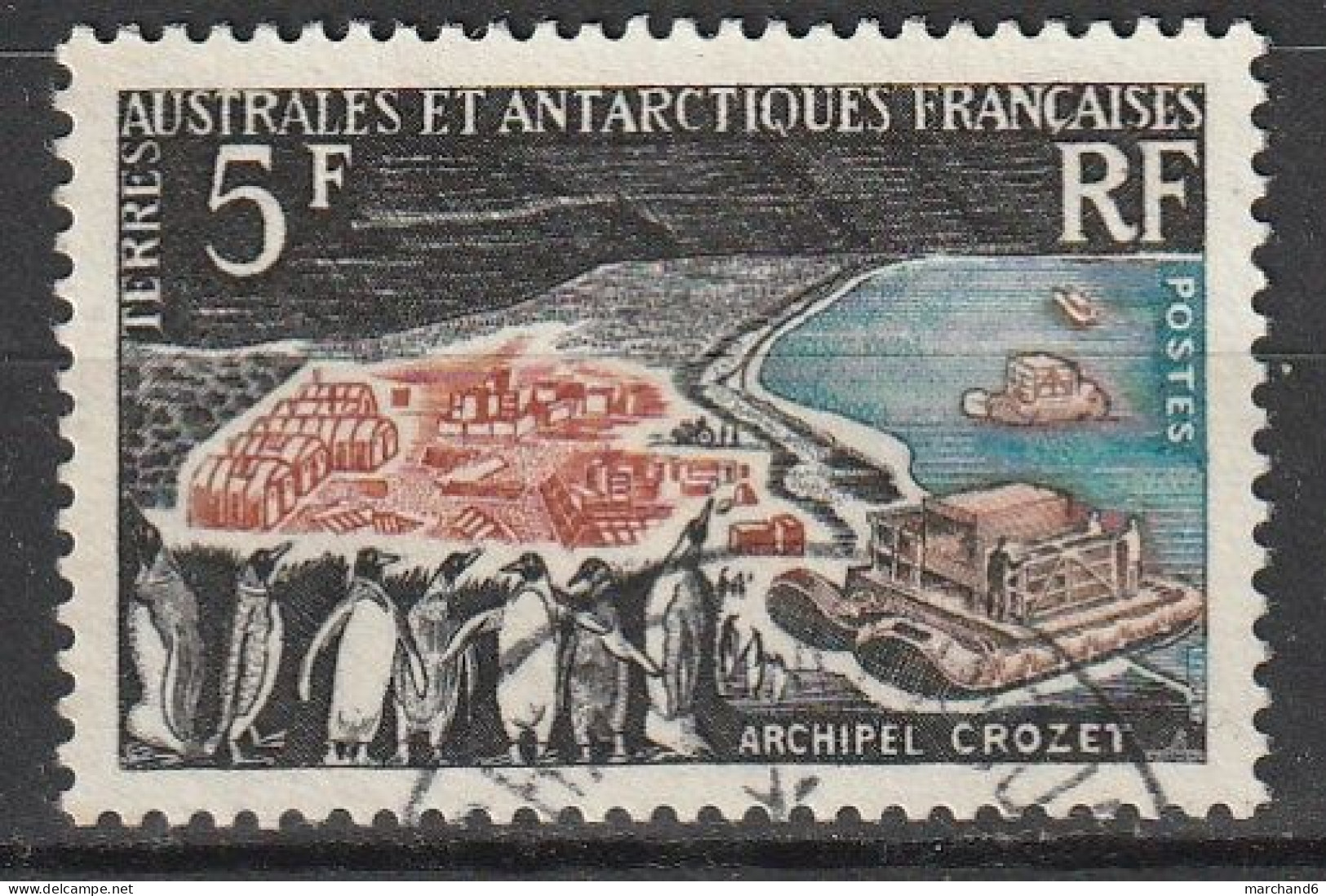 Terres Australes Et Antartiques Françaises Archipel  N°20 Oblitéré - Usados