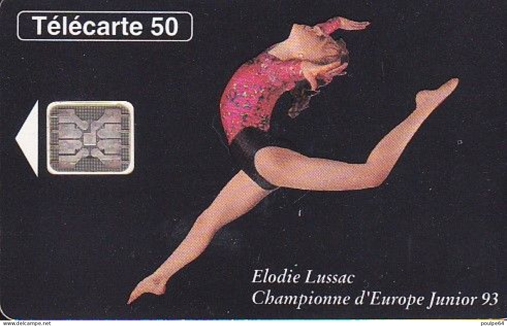 F423 - 09/1993 - ELODIE LUSSAC - 50 SC5 ( Verso : N° 47221 Le 4 Est Fermé) - 1993