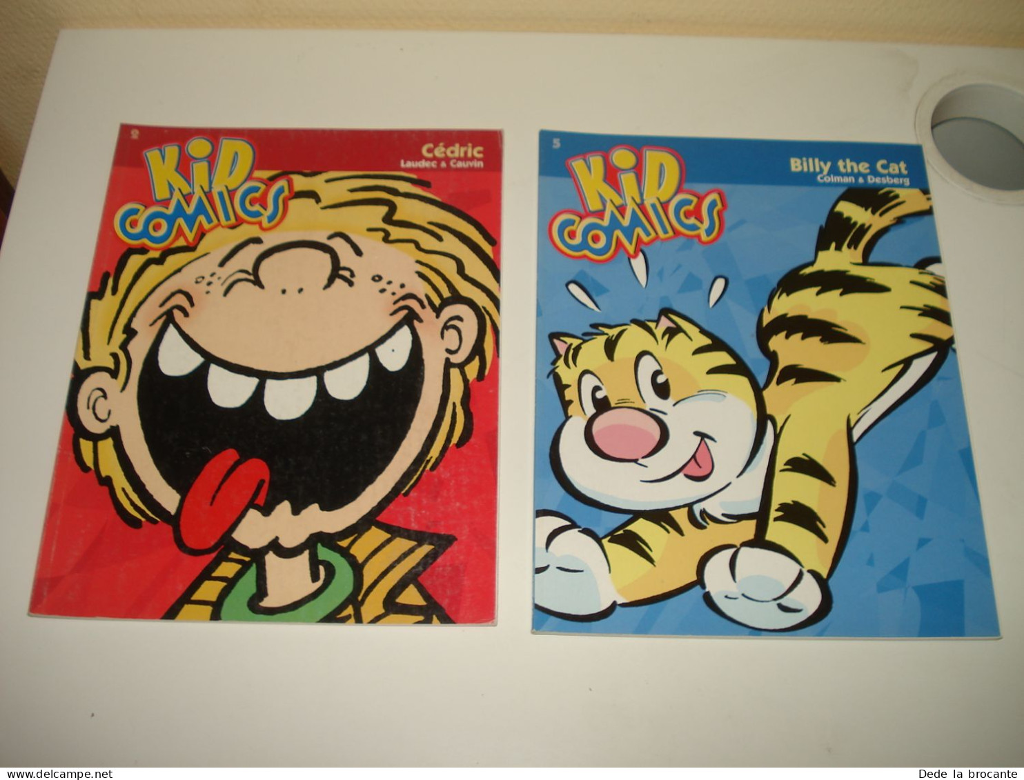 C48 / Lot De 5 BDs - Coll. Kid Comics - Tuniques , Agent 212 , Cédric , .. 1998 - Wholesale, Bulk Lots