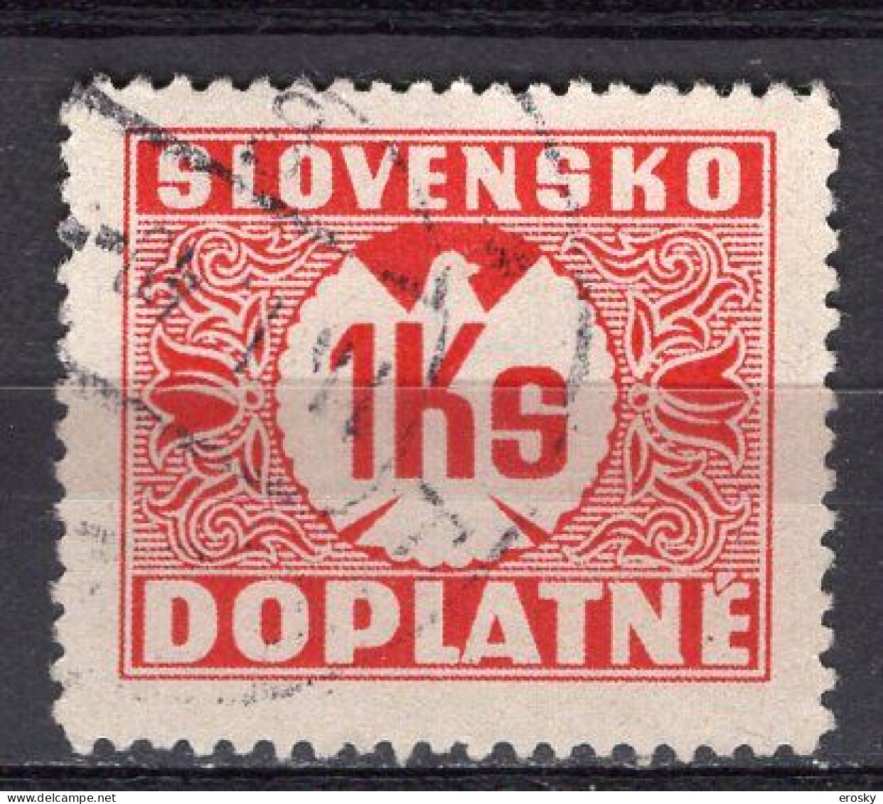 S7463 - SLOVAQUIE TAXE Yv N°8 - Usati