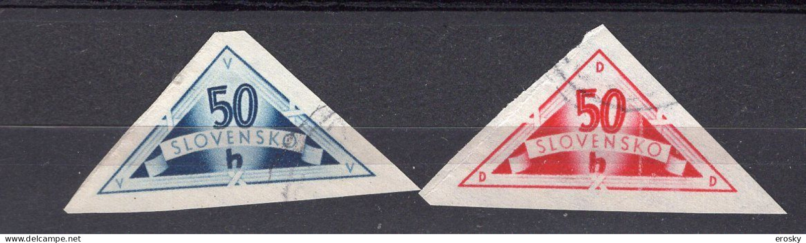 S7464 - SLOVAQUIE TAXE Yv N°13/14 - Used Stamps