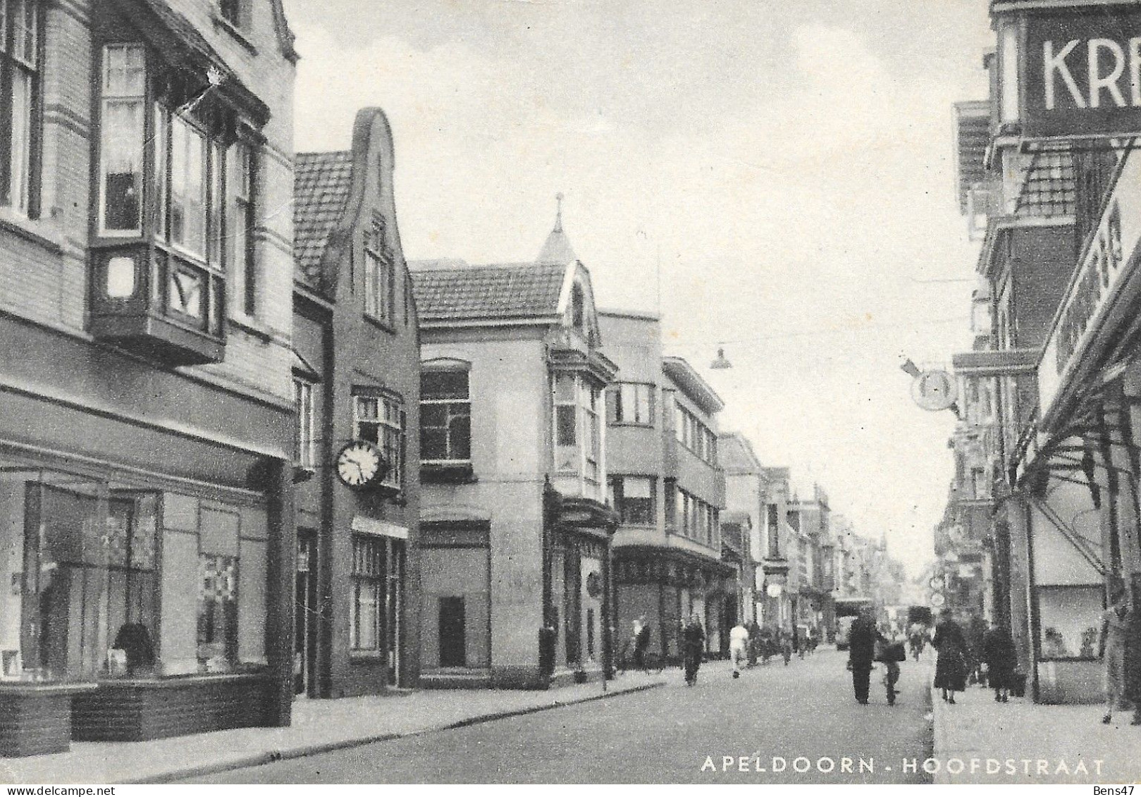 Apeldoorn Hoofdstraat  7-9-1948 - Apeldoorn