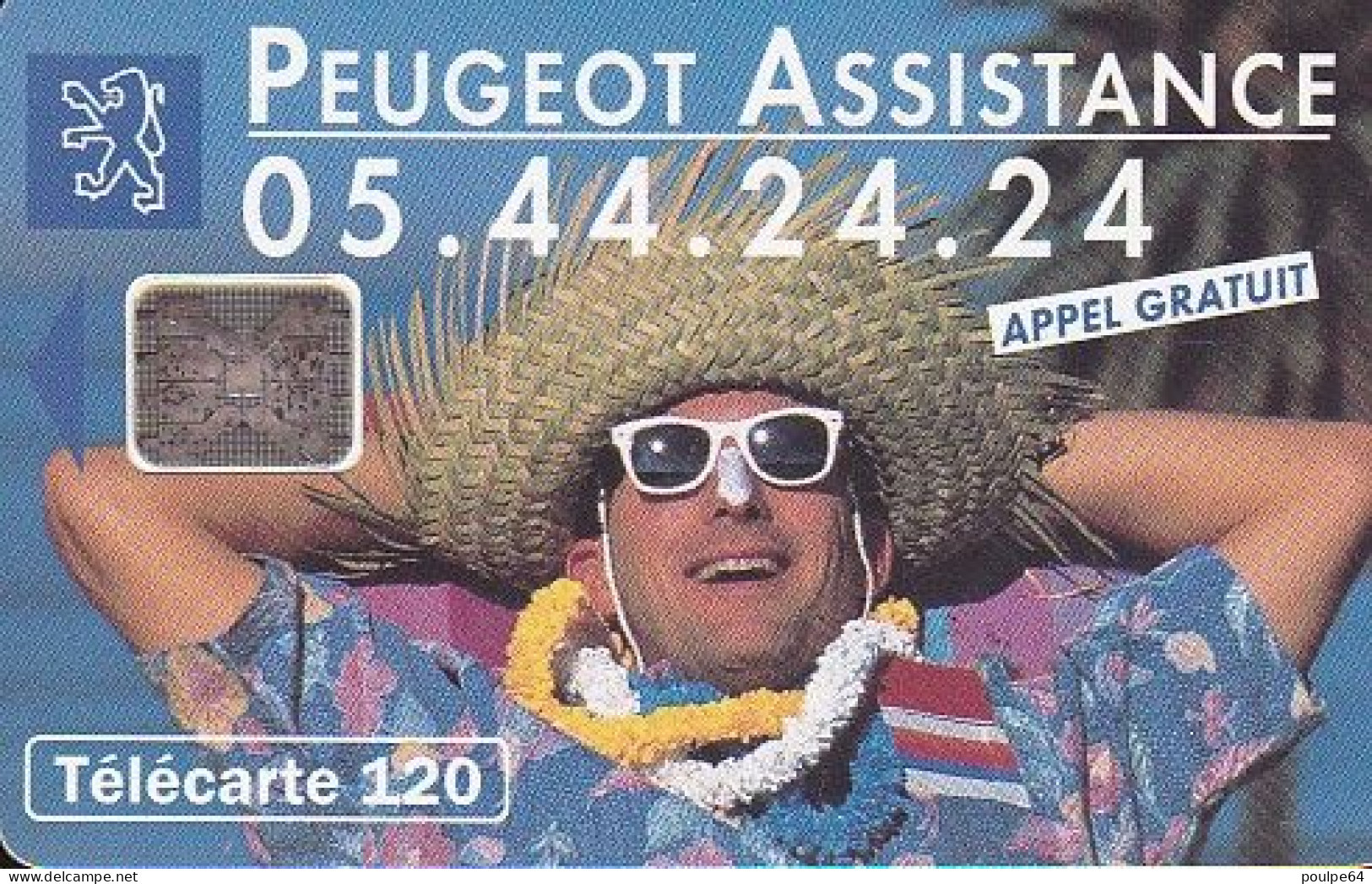 F387A - 07/1993 - PEUGEOT ASSISTANCE - 120 SC5 (verso : N° Petits) - 1993