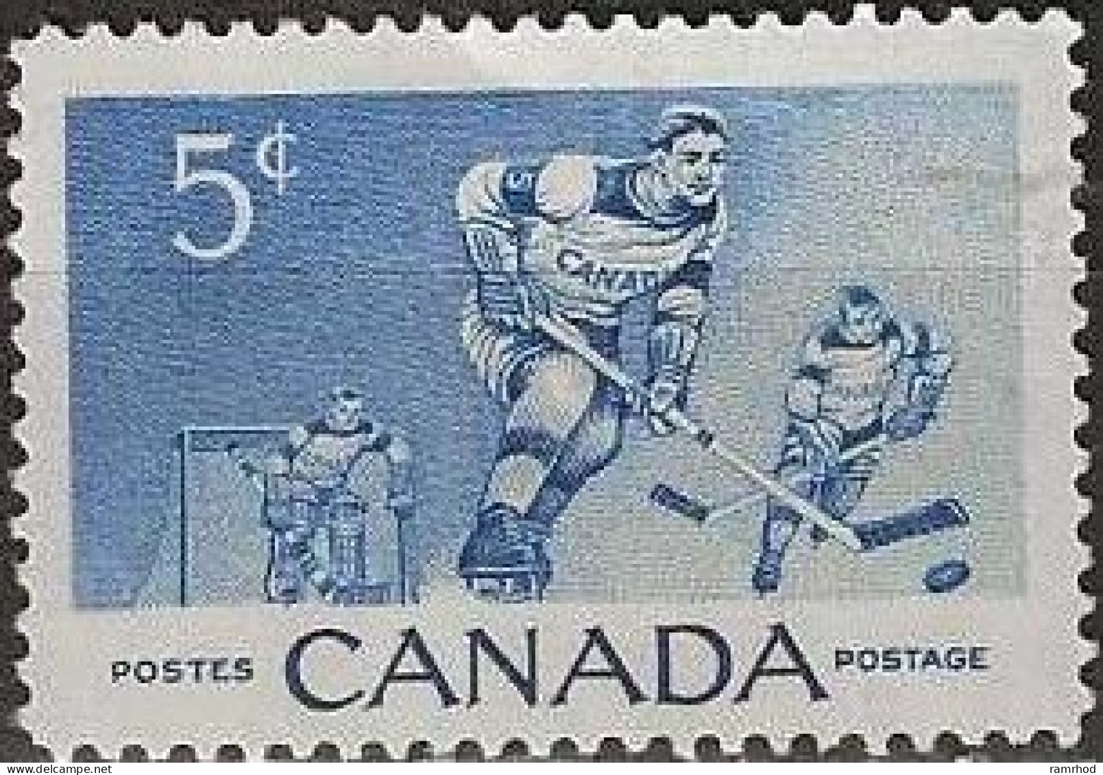 CANADA 1956 Ice Hockey Commemoration - 5c - Ice Hockey Players MNH - Ungebraucht