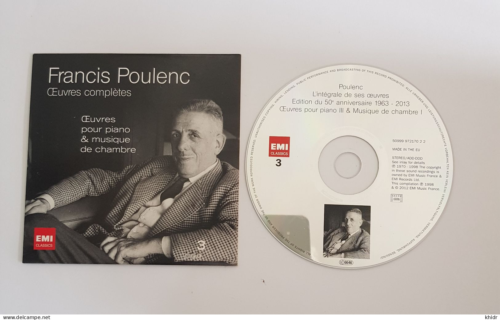 CD N° 20 ~Francis POULENC ~ Mélodies & Chansons/ EMI Classics. - Sonstige - Franz. Chansons