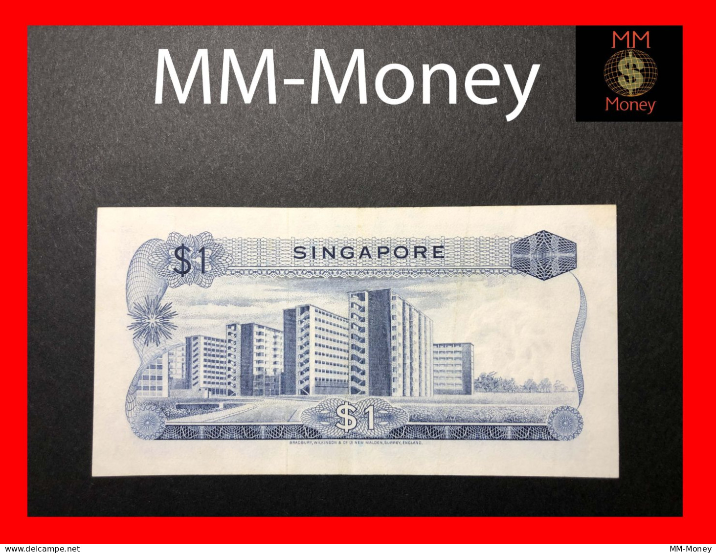 SINGAPORE 1 $ 1967  P. 1  "sig. Lim Kim San"   *first Signature*     AU - Singapore