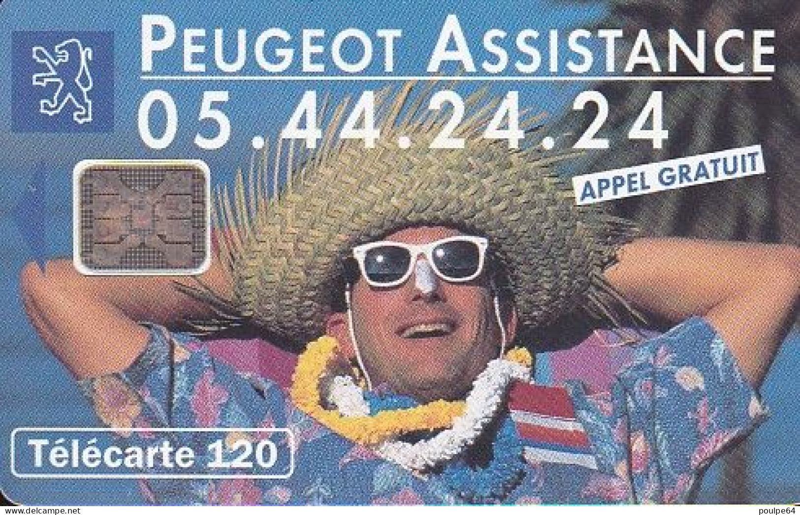 F387A - 07/1993 - PEUGEOT ASSISTANCE - 120 GEM (verso : N° Emboutis Vers Le Bas) - 1993