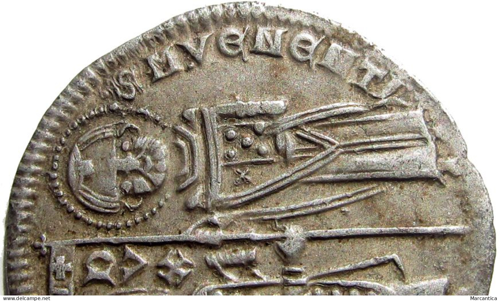 AR Grosso Of Giovanni Soranzo 1312-1328 AD., Venezia, (extremely Rare With Error In Inscription?) - Monedas Feudales