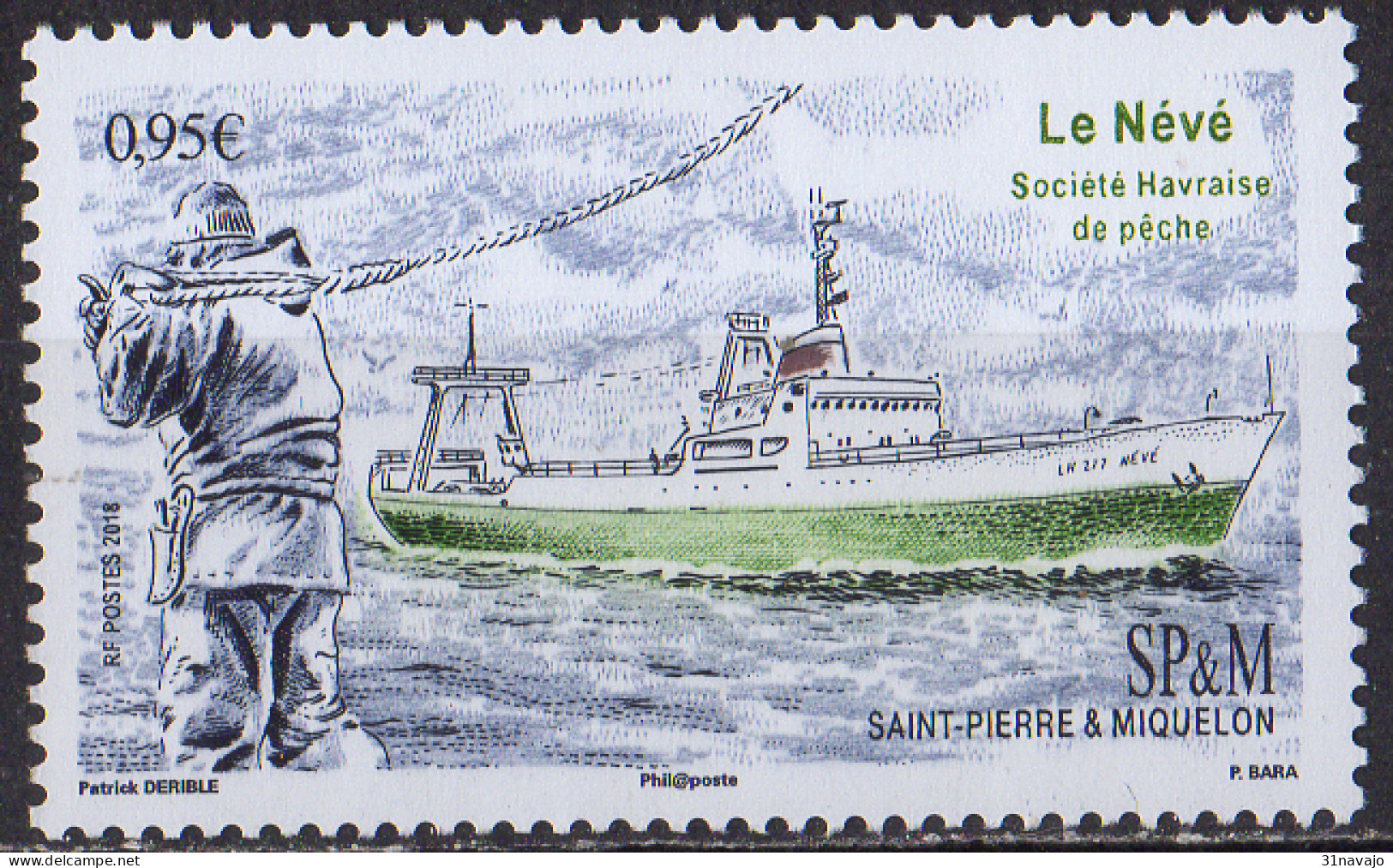 SAINT PIERRE ET MIQUELON - Chalutier "Le Névé" - Unused Stamps