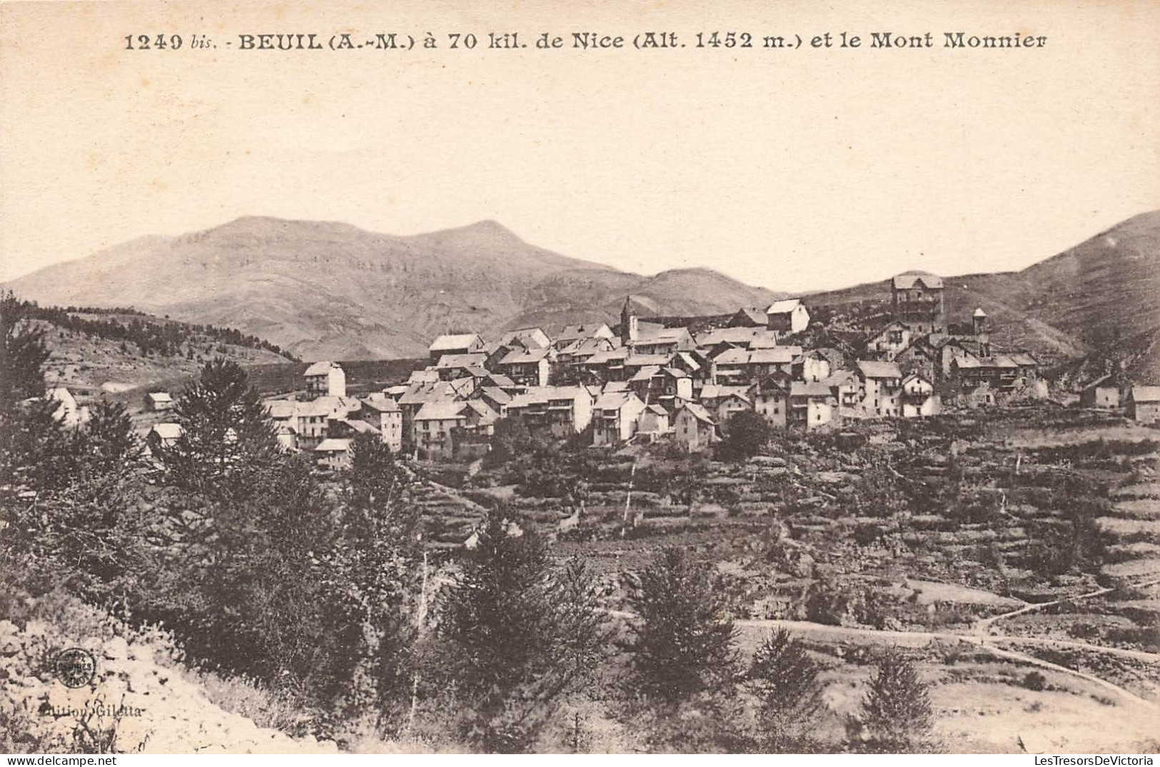 FRANCE - Beuil - Le Mont Monnier - Carte Postale Ancienne - Andere & Zonder Classificatie
