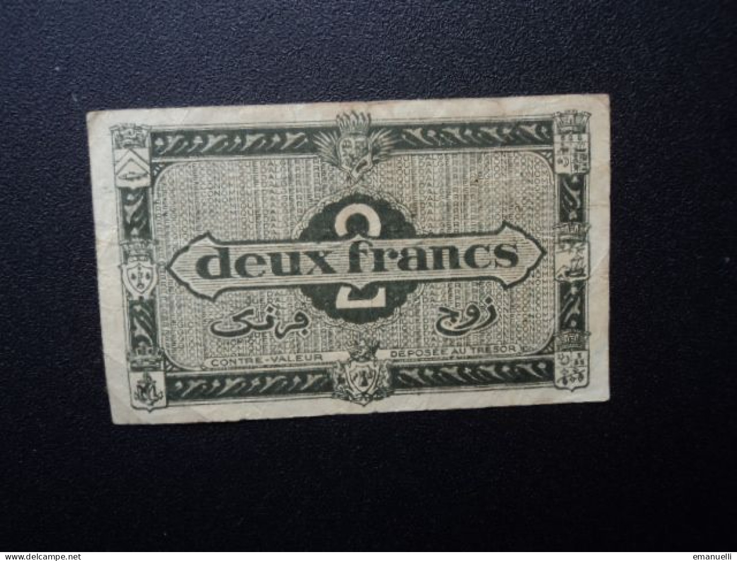 ALGÉRIE :Région économique D'ALGÉRIE: 2 FRANCS   L.31/1/1944   MetK 66 ** / P 99b     TTB * - Algerien