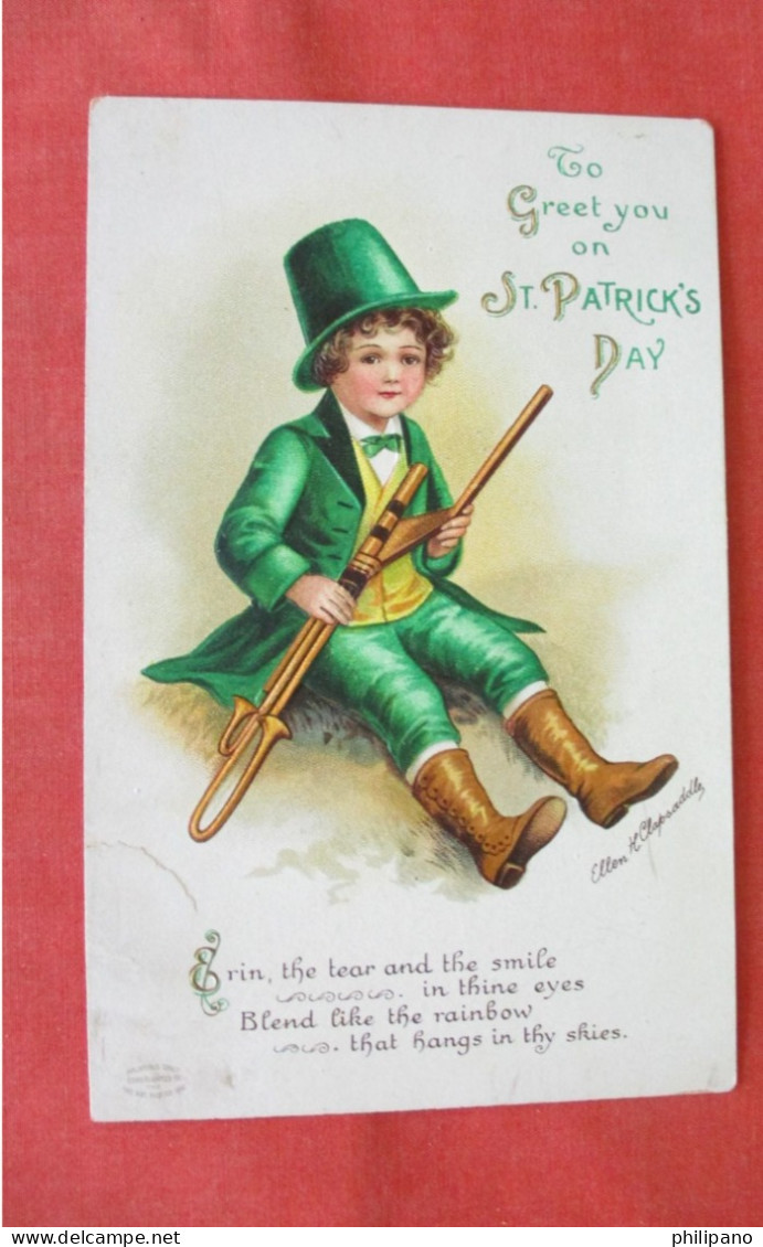 Signed Clapsaddle. Embossed.   Saint-Patrick's Day  Ref 6246 - Saint-Patrick