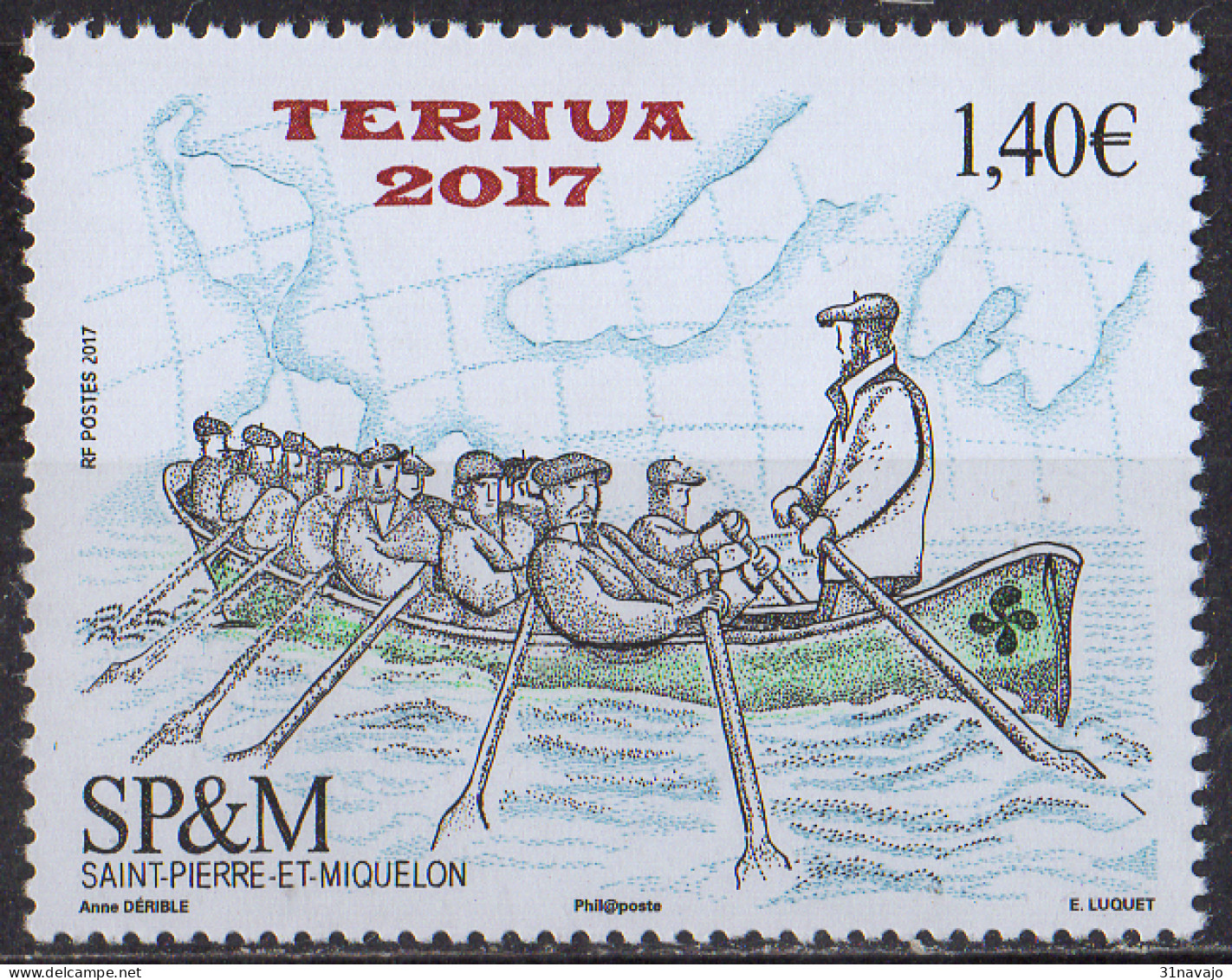 SAINT PIERRE ET MIQUELON - Ternua 2017 - Unused Stamps