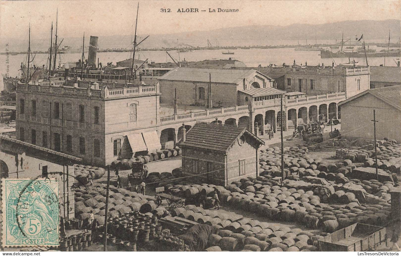 ALGERIE - Alger - Vue Sur La Douane - Carte Postale Ancienne - Ghardaïa