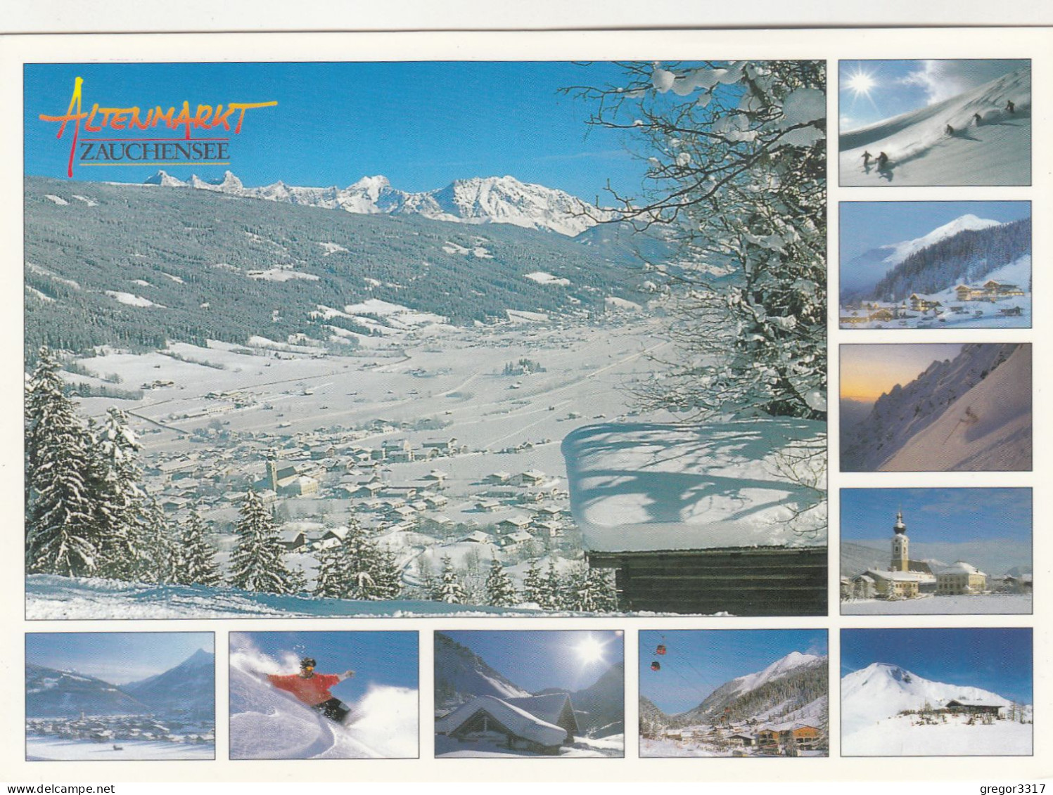 D7660) ALTENMARKT ZAUCHENSEE - Schöne Vielbild AK - Altenmarkt Im Pongau