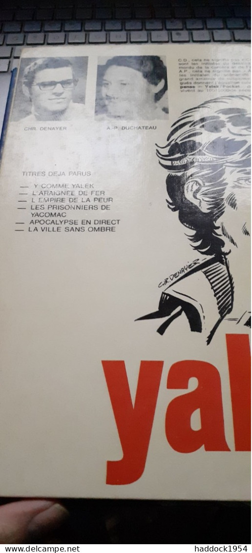 La Ville Sans Ombre  YALEK DUCHATEAU DENAYER Rossel 1975 - Yalek