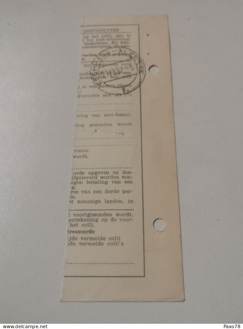 Coupon, Oblitéré Esch-Alzette 1952 - Lettres & Documents