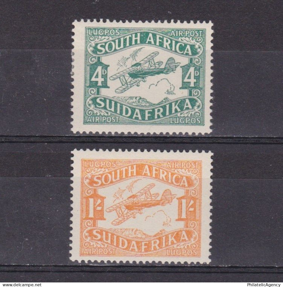 SOUTH AFRICA 1929, Sc# 40-41, Air Mail, MH - Neufs