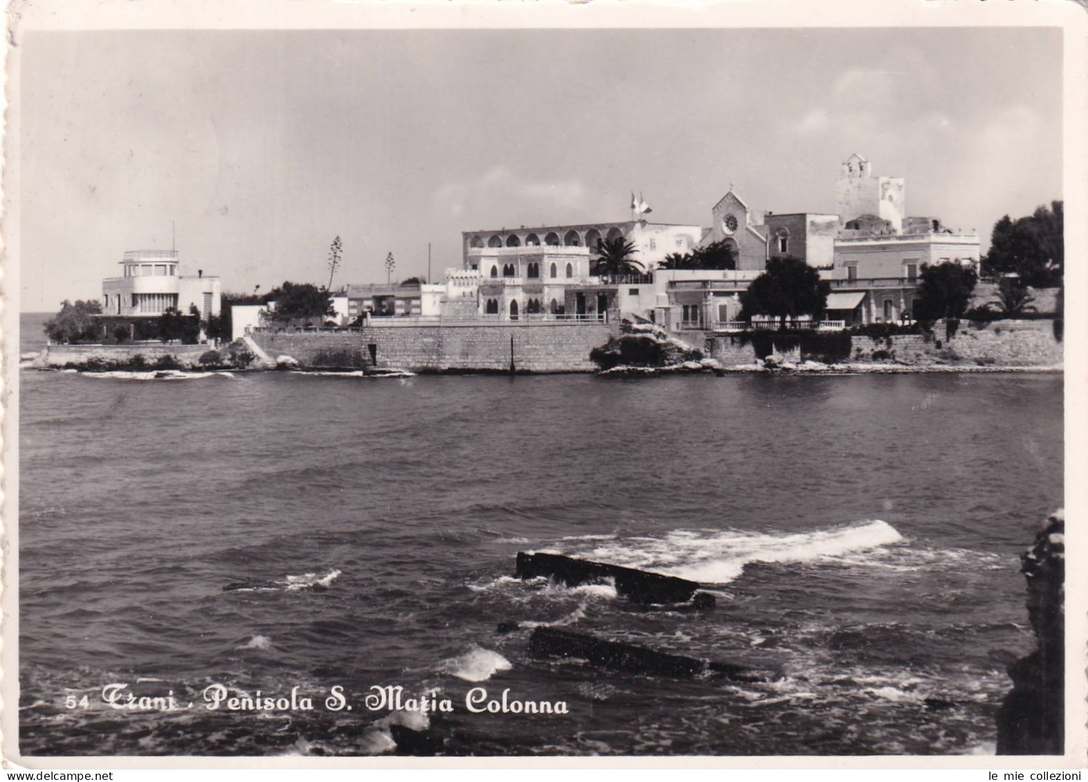 Cartolina Trani - Penisola S.maria Colonna - Trani