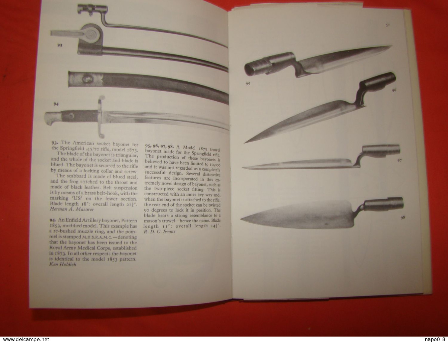 The Collector's Pictorial Book Of Bayonets Par Frédéric J.Stephens - Anglais