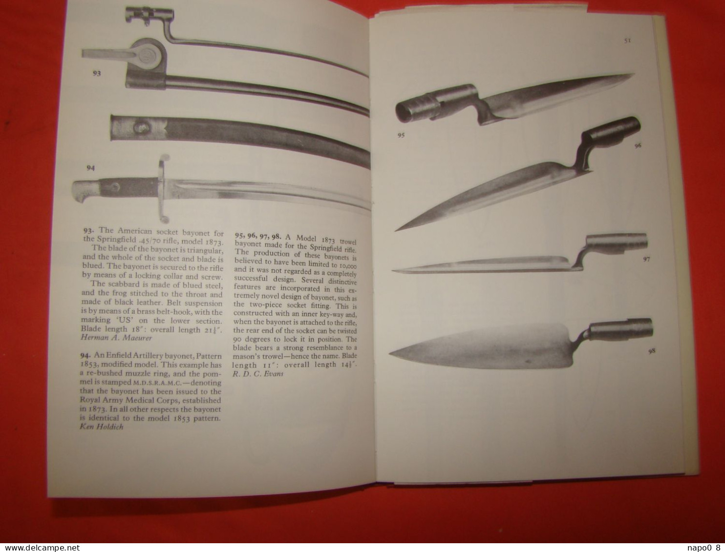 The Collector's Pictorial Book Of Bayonets Par Frédéric J.Stephens - Inglés