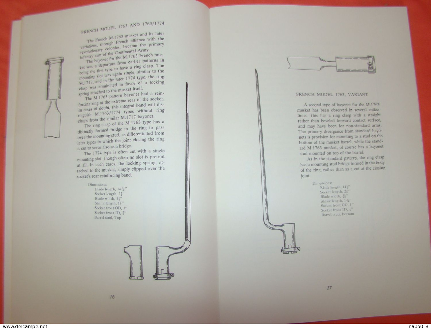 Américan Socket Bayonets 1717 - 1873 Par Donald B.Webster Jr. - Inglés