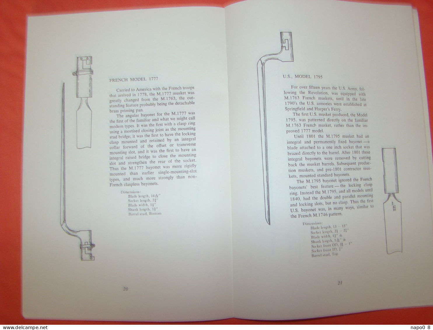 Américan Socket Bayonets 1717 - 1873 Par Donald B.Webster Jr. - Engels