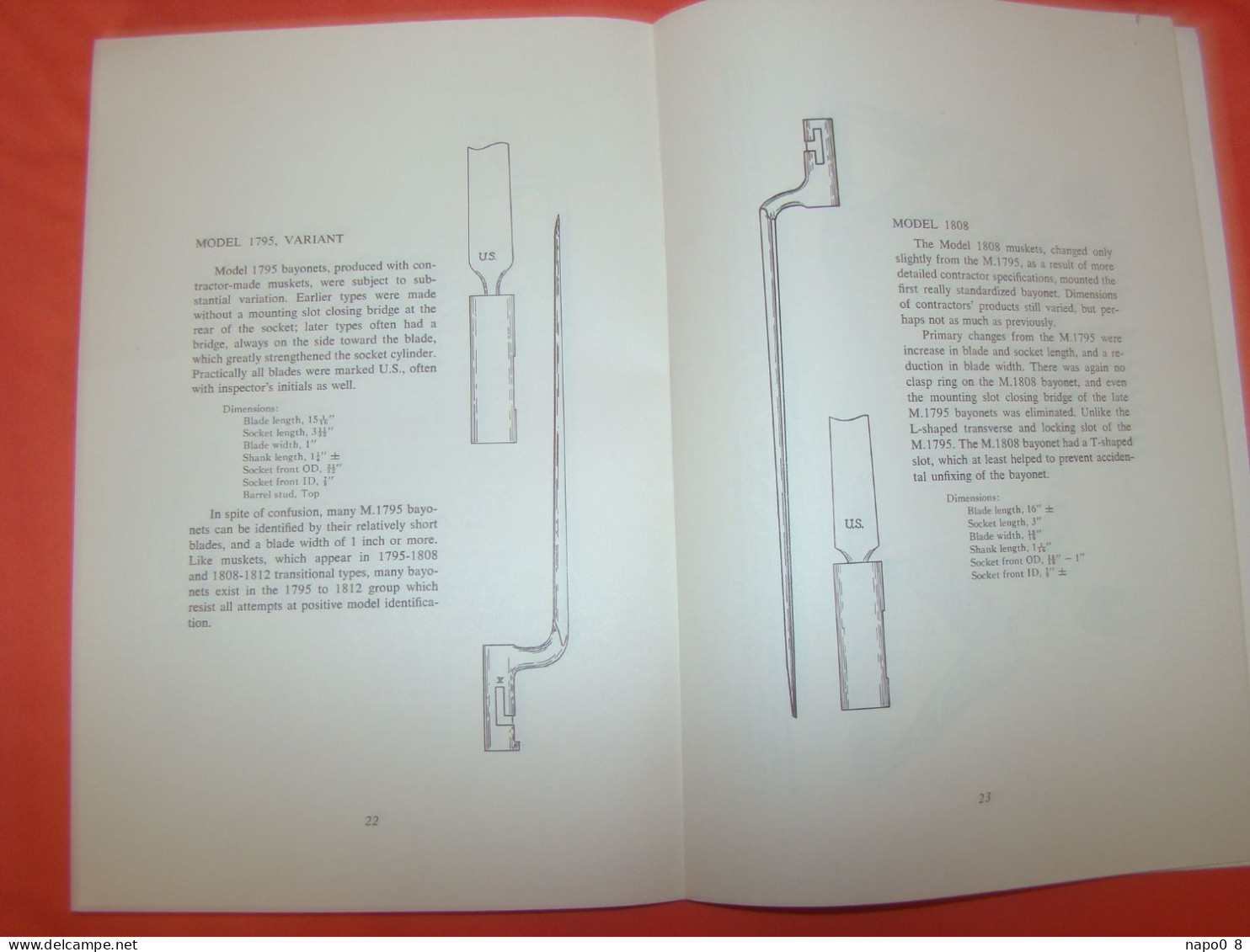 Américan Socket Bayonets 1717 - 1873 par Donald B.Webster Jr.