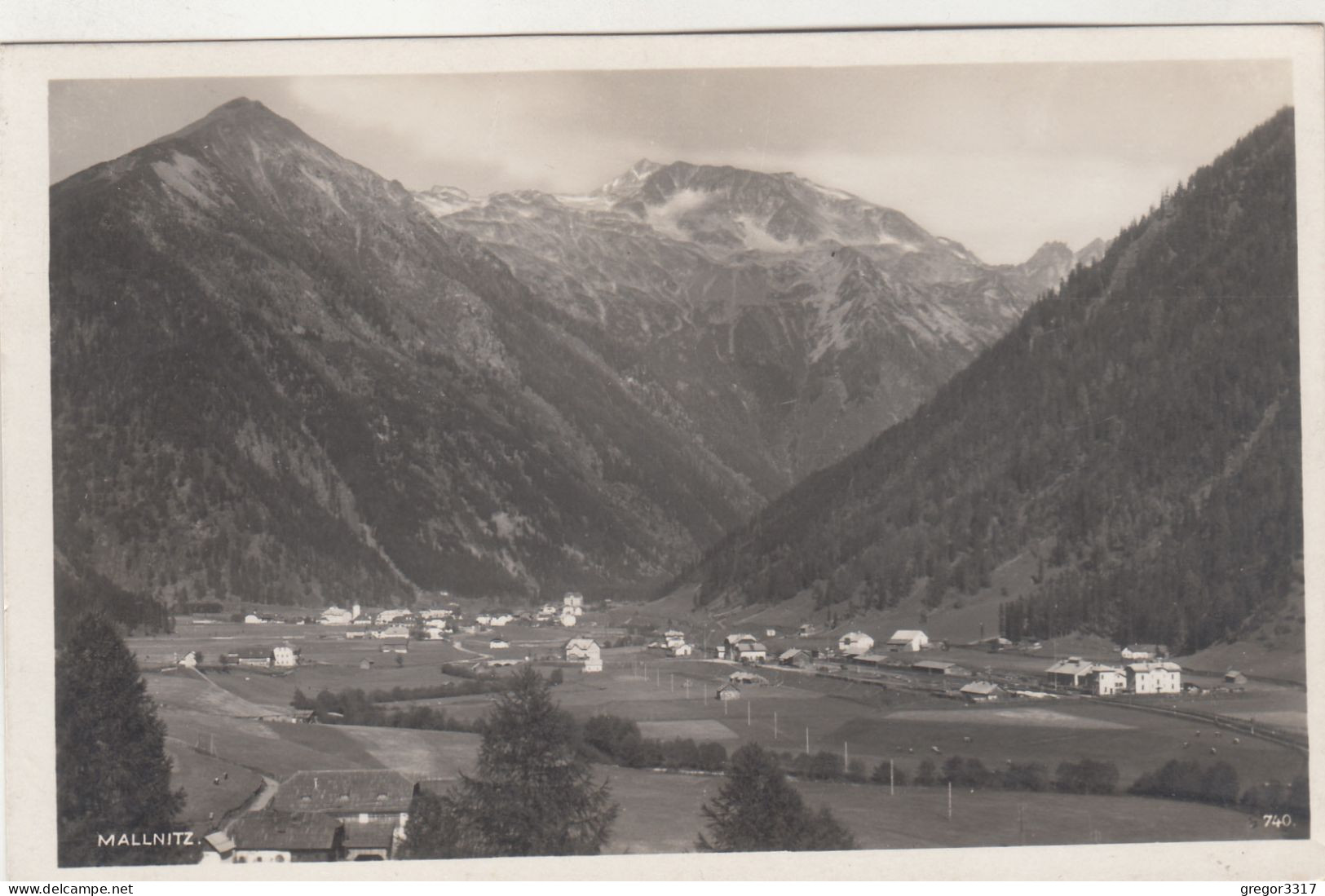 D7705) MALLNITZ - Kärnten - Scöhne FOTO AK Auf Sehr Dünn Besiedelte Gegend ALT! S/W 1926 - Mallnitz