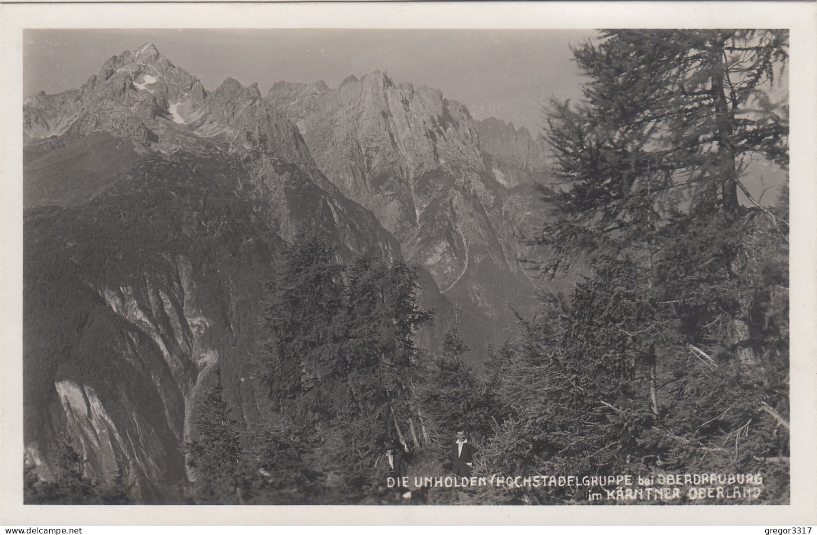 D7709) Die UNHOLDEN - HOCHSTADEL Gruppe Bei OBERDRAUBURG Im Kärntner Oberland ALTE FOTO AK - Oberdrauburg