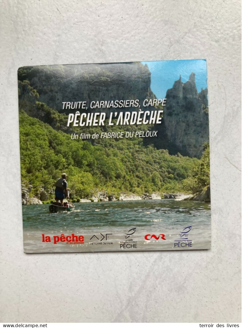 DVD PÊCHER L'ARDÈCHE - FABRICE DU PELOUX   54 Minutes - Documentaires