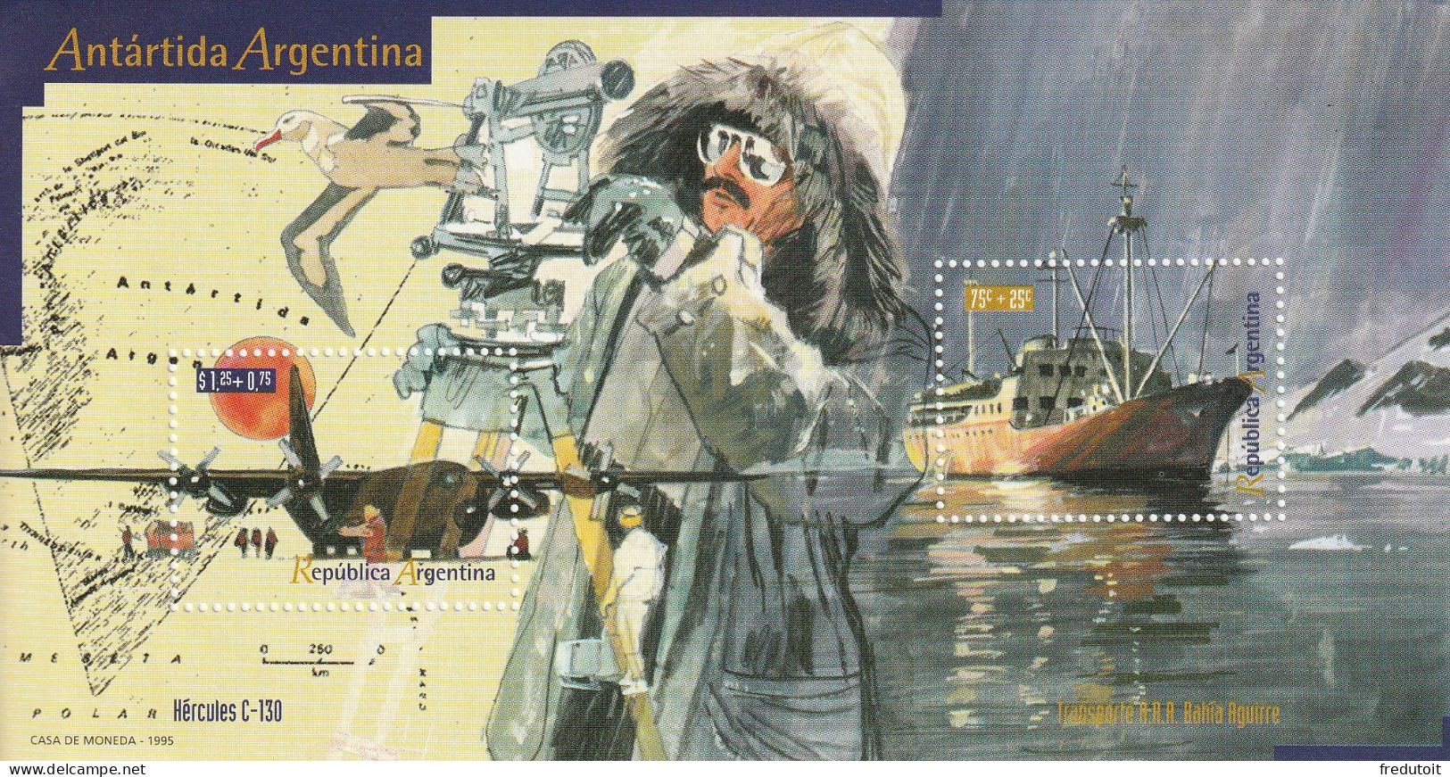 ARGENTINE - BLOC N°61 ** (1995) - Blocks & Sheetlets