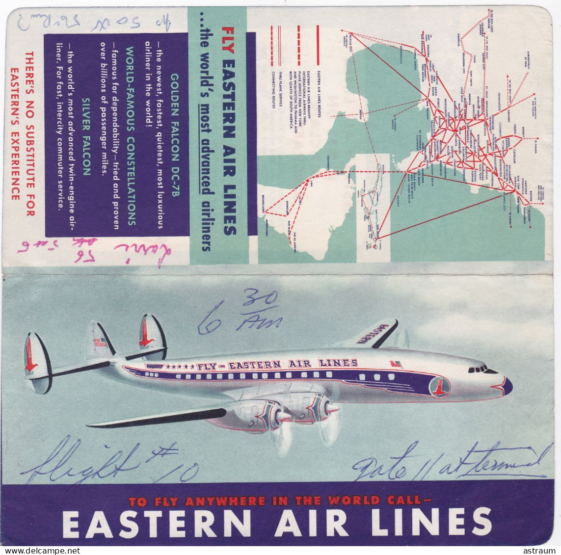 Vieux Papiers / Aviation - Eastern Air Lines - - Europa